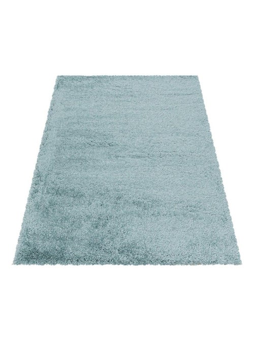 Tapis shaggy moelleux uni rectangle Cloudy - Kiabi