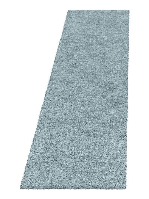 Tapis shaggy moelleux uni rectangle Cloudy - Kiabi