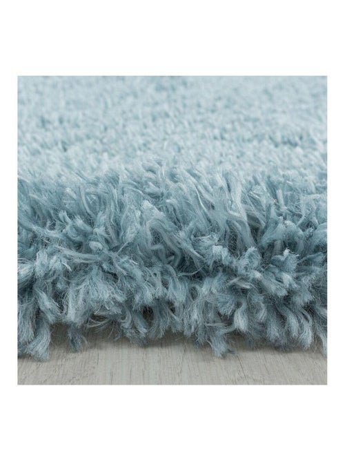 Tapis shaggy moelleux uni rectangle Cloudy - Kiabi
