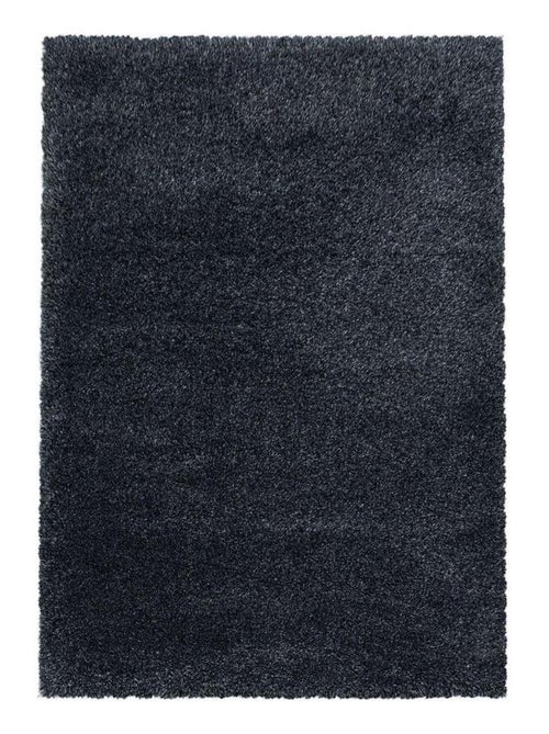 Tapis shaggy moelleux uni rectangle Cloudy - Kiabi