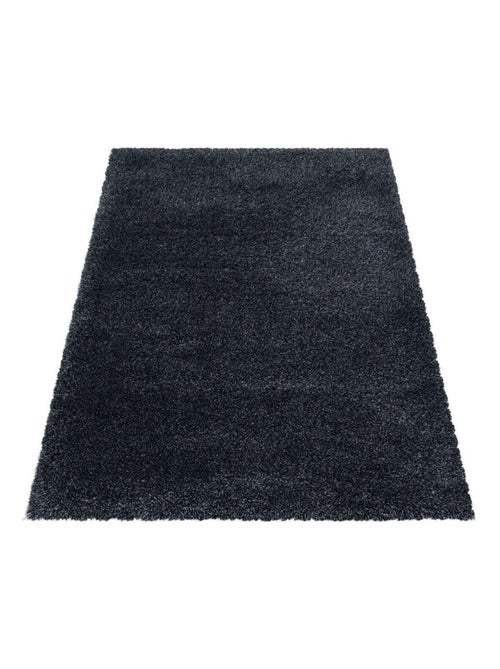 Tapis shaggy moelleux uni rectangle Cloudy - Kiabi
