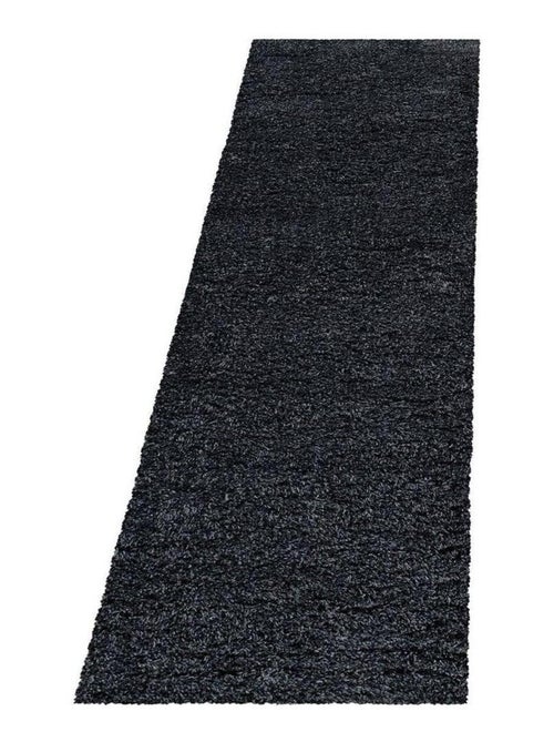 Tapis shaggy moelleux uni rectangle Cloudy - Kiabi
