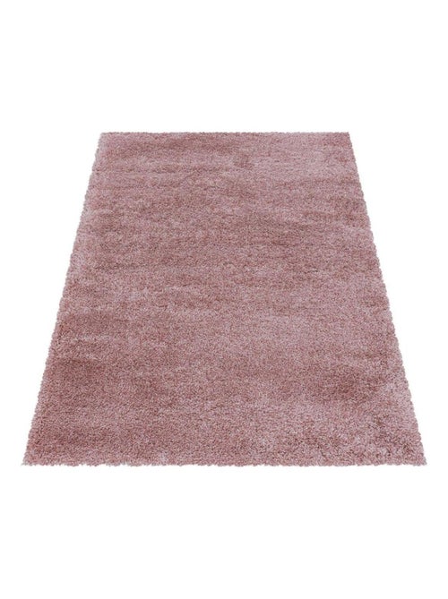 Tapis shaggy moelleux uni rectangle Cloudy - Kiabi