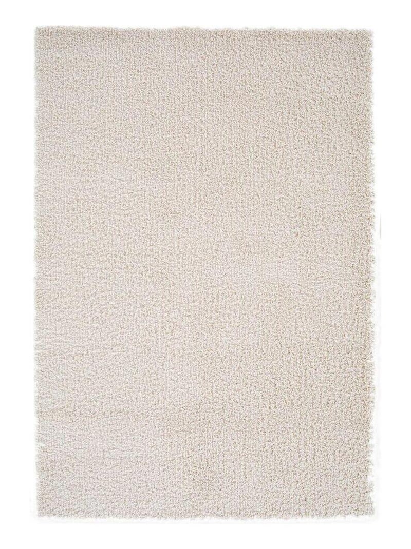 Tapis shaggy rectangle uni Essenza Ecru - Kiabi