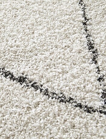 Tapis shaggy tissé motif abstrait AMORE 7