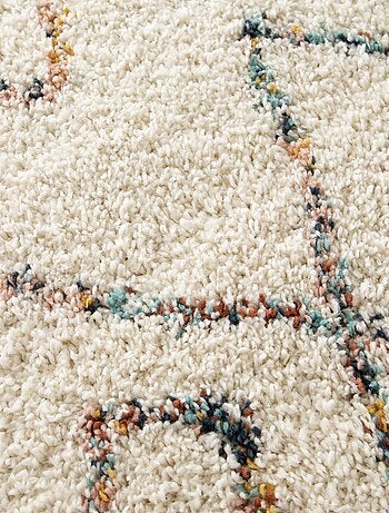 Tapis shaggy tissé motif abstrait AMORE 8