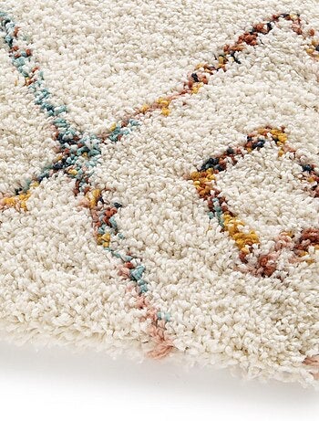 Tapis shaggy tissé motif abstrait AMORE 8