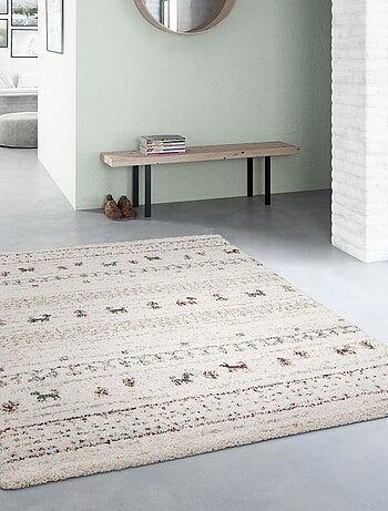 Tapis shaggy tissé motif berbère amore 3