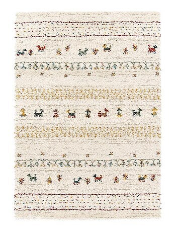 Tapis shaggy tissé motif berbère amore 3