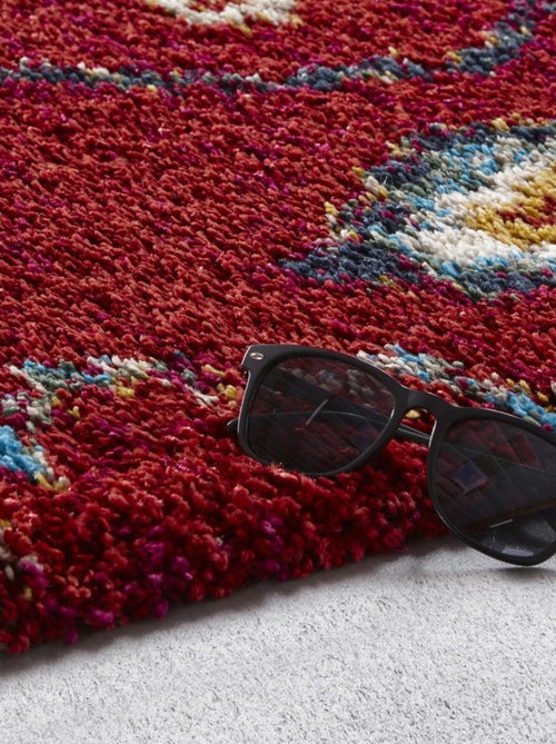 Tapis shaggy tissé motif berbère AMORE 4 - Kiabi
