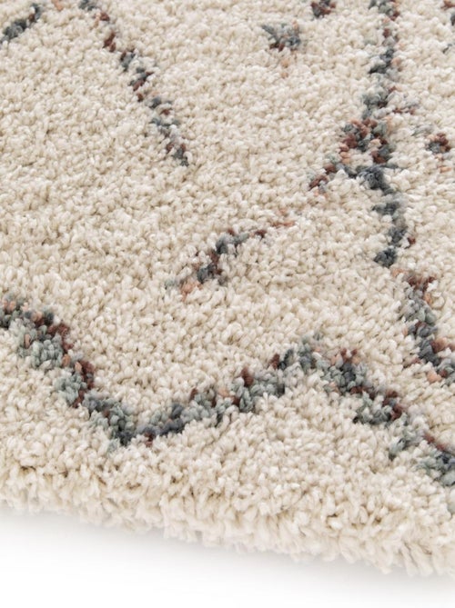 Tapis shaggy tissé motif berbère AURORA 1 - Kiabi