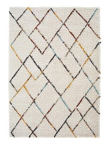 Tapis shaggy tissé motif berbère CHROMA 2