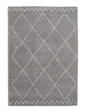 Tapis shaggy tissé motif berbère chroma 3