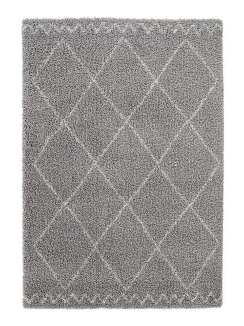 Tapis shaggy tissé motif berbère chroma 3 - Kiabi Tapis shaggy tissé motif berbère chroma 3 - Kiabi
