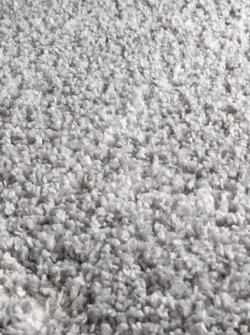 Tapis shaggy tissé motif berbère chroma 3 Gris - Kiabi