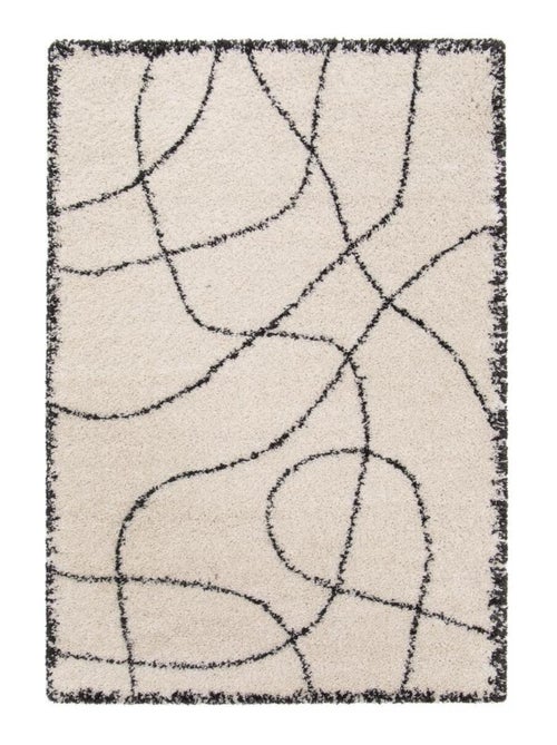 Tapis shaggy tissé motif berbère CROMA 10 - Kiabi