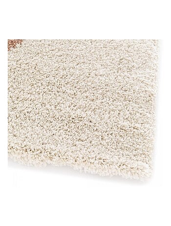 Tapis shaggy tissé motif géométrique AURORA 3
