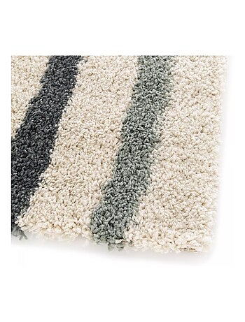 Tapis shaggy tissé motif géométrique AURORA 4