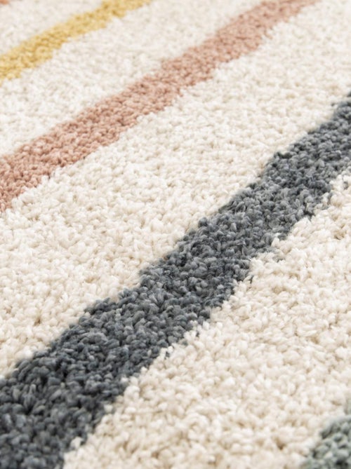 Tapis shaggy tissé motif géométrique AURORA 4 - Kiabi