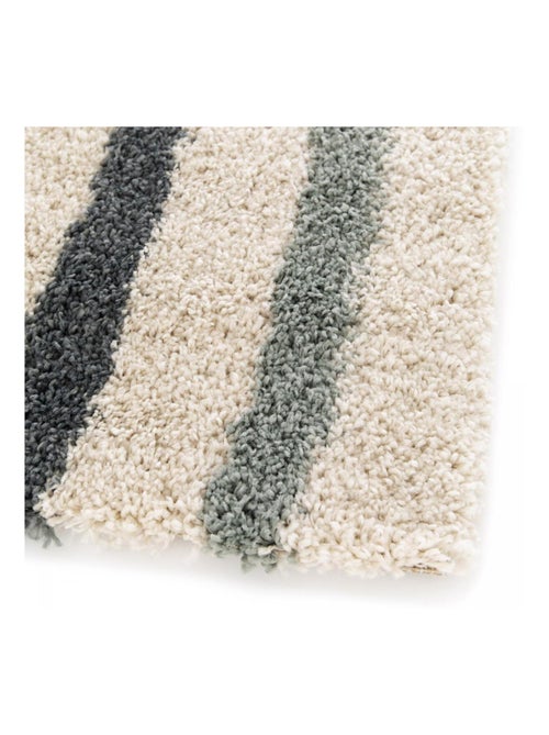 Tapis shaggy tissé motif géométrique AURORA 4 - Kiabi