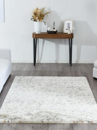Tapis shaggy tissé motif géométrique TEROVA 1