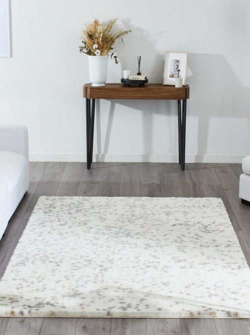 Tapis shaggy tissé motif géométrique TEROVA 1 - Kiabi