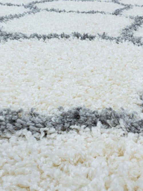 Tapis shaggy tissé motif scandinave SCANDINAV A - Kiabi