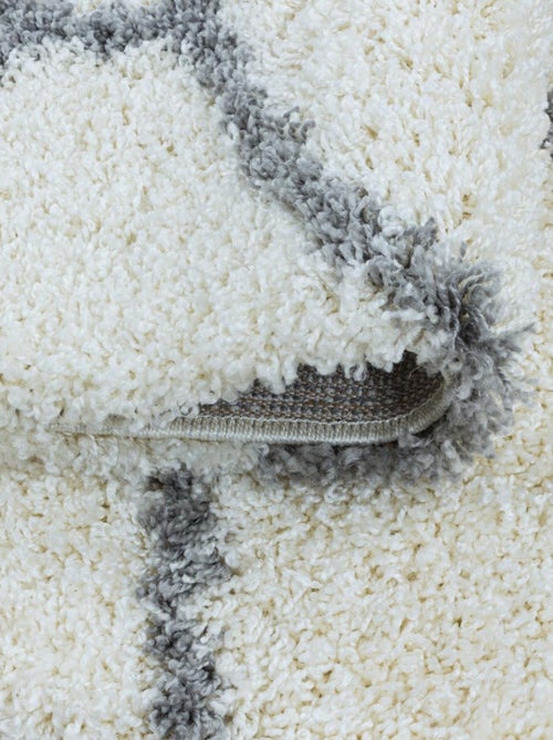 Tapis shaggy tissé motif scandinave SCANDINAV A - Kiabi