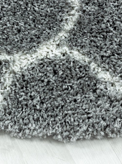 Tapis shaggy tissé motif scandinave SCANDINAV A - Kiabi