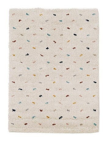 Tapis shaggy tissé motif simple CALYPSO 4
