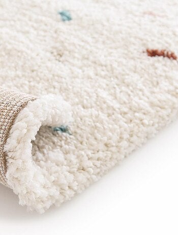 Tapis shaggy tissé motif simple CALYPSO 4