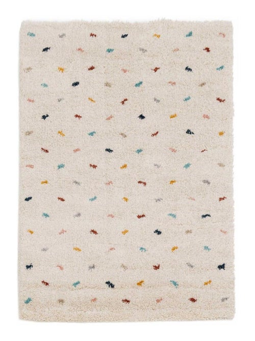 Tapis shaggy tissé motif simple CALYPSO 4 - Kiabi