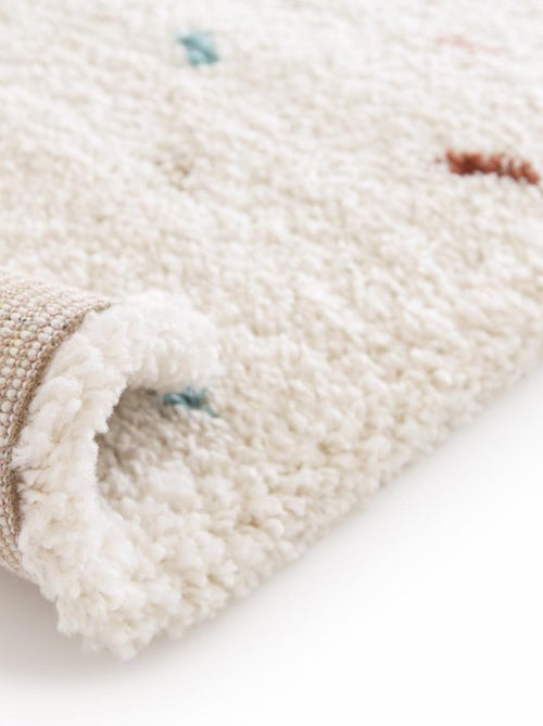 Tapis shaggy tissé motif simple CALYPSO 4 - Kiabi