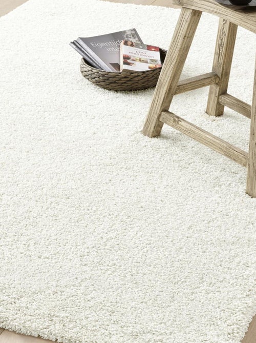Tapis shaggy tissé motif uni AMORE 1 - Kiabi