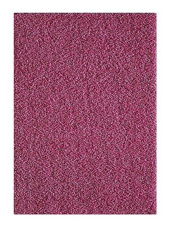 Tapis shaggy tissé motif uni BASIC