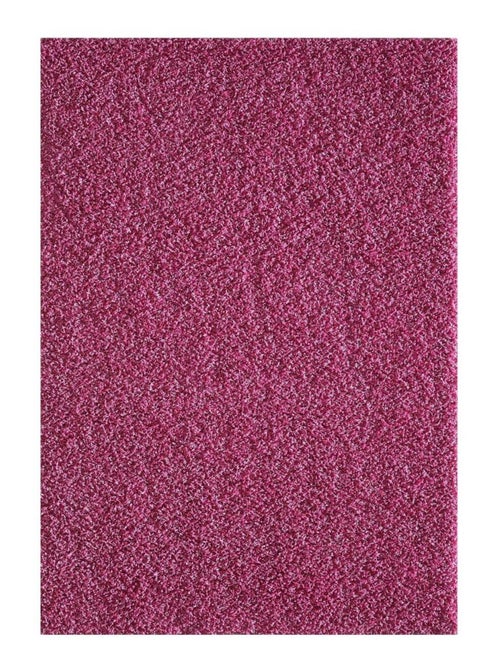 Tapis shaggy tissé motif uni BASIC - Kiabi