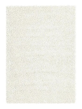 Tapis shaggy tissé motif uni FLEURAN
