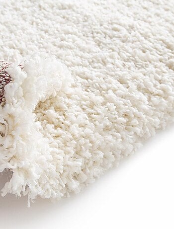 Tapis shaggy tissé motif uni FLEURAN