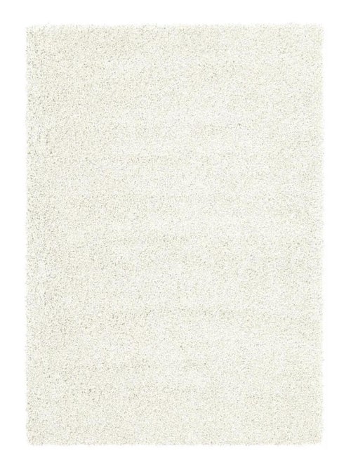 Tapis shaggy tissé motif uni FLEURAN - Kiabi