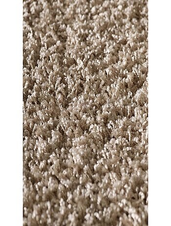 Tapis shaggy tissé motif uni sg loca