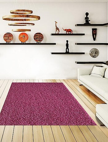 Tapis shaggy tissé motif uni SG LOCA