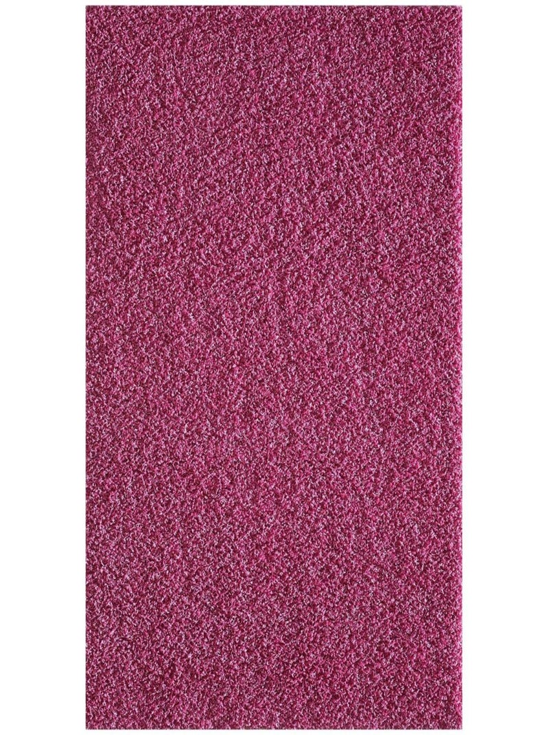 Tapis shaggy tissé motif uni SG LOCA Multicolore - Kiabi