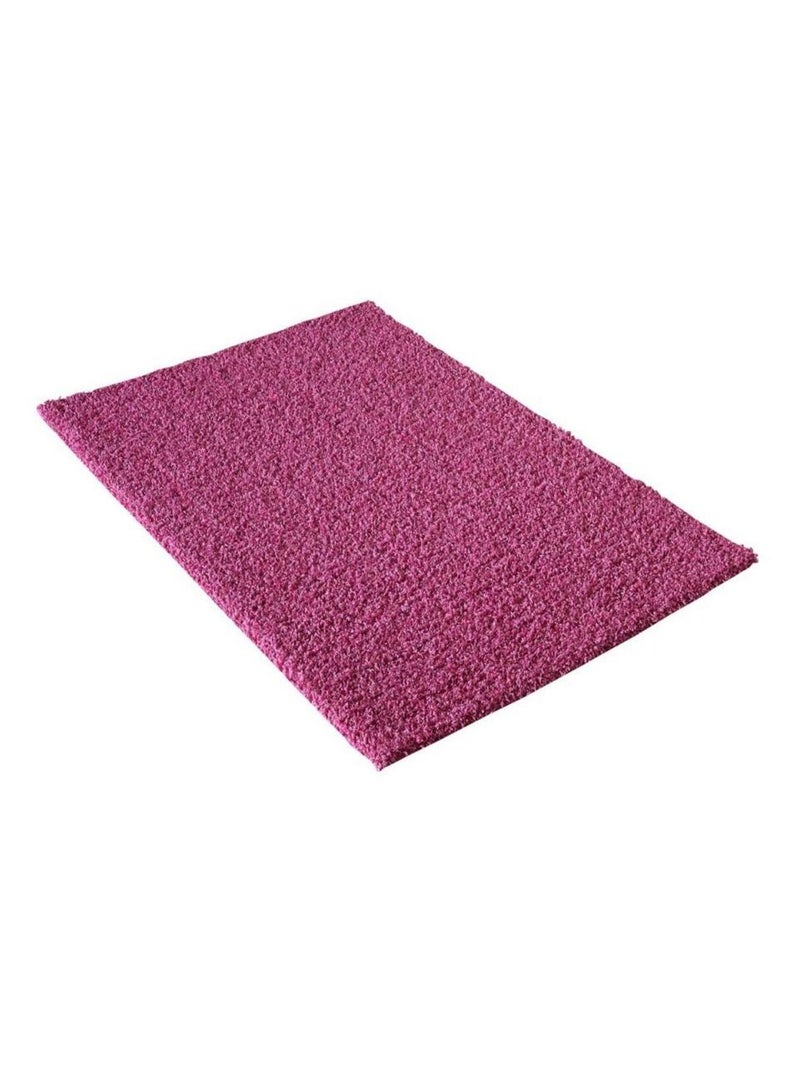 Tapis shaggy tissé motif uni SG LOCA Multicolore - Kiabi