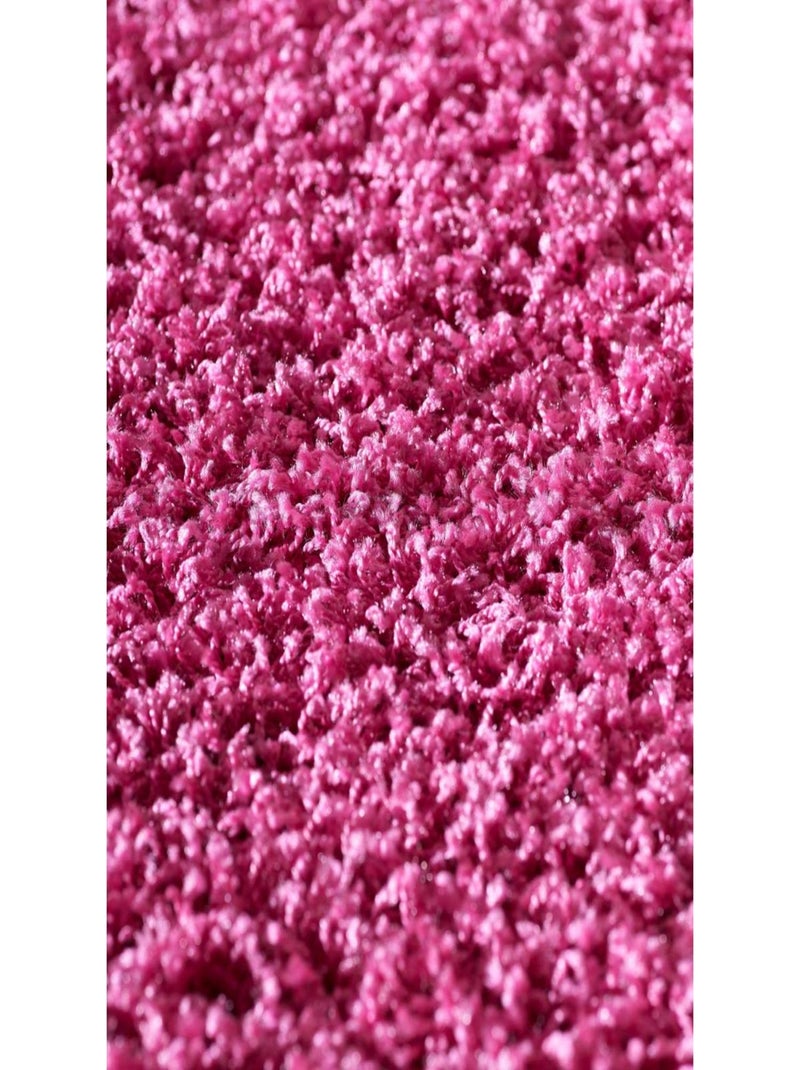Tapis shaggy tissé motif uni SG LOCA Multicolore - Kiabi