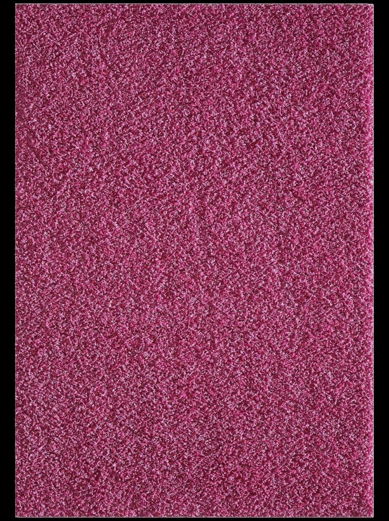 Tapis shaggy tissé motif uni SG LOCA Multicolore - Kiabi