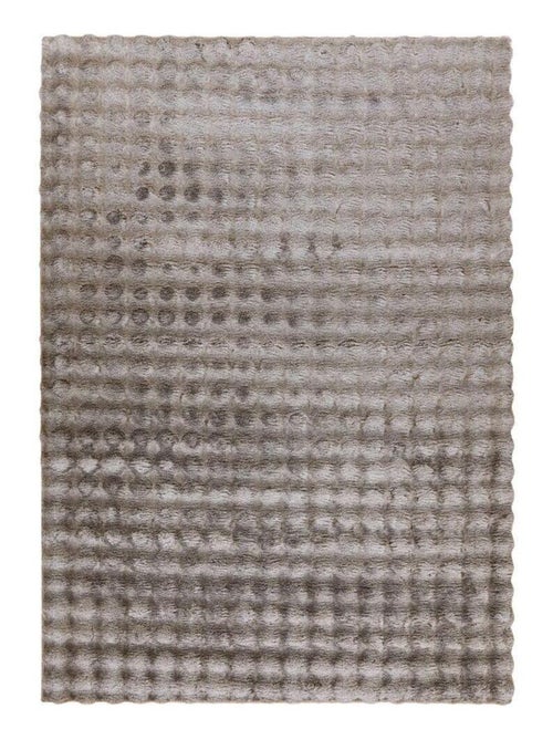Tapis shaggy uni effet 3D moderne Ayna - Kiabi