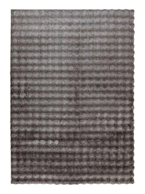 Tapis shaggy uni effet 3D moderne Ayna - Kiabi
