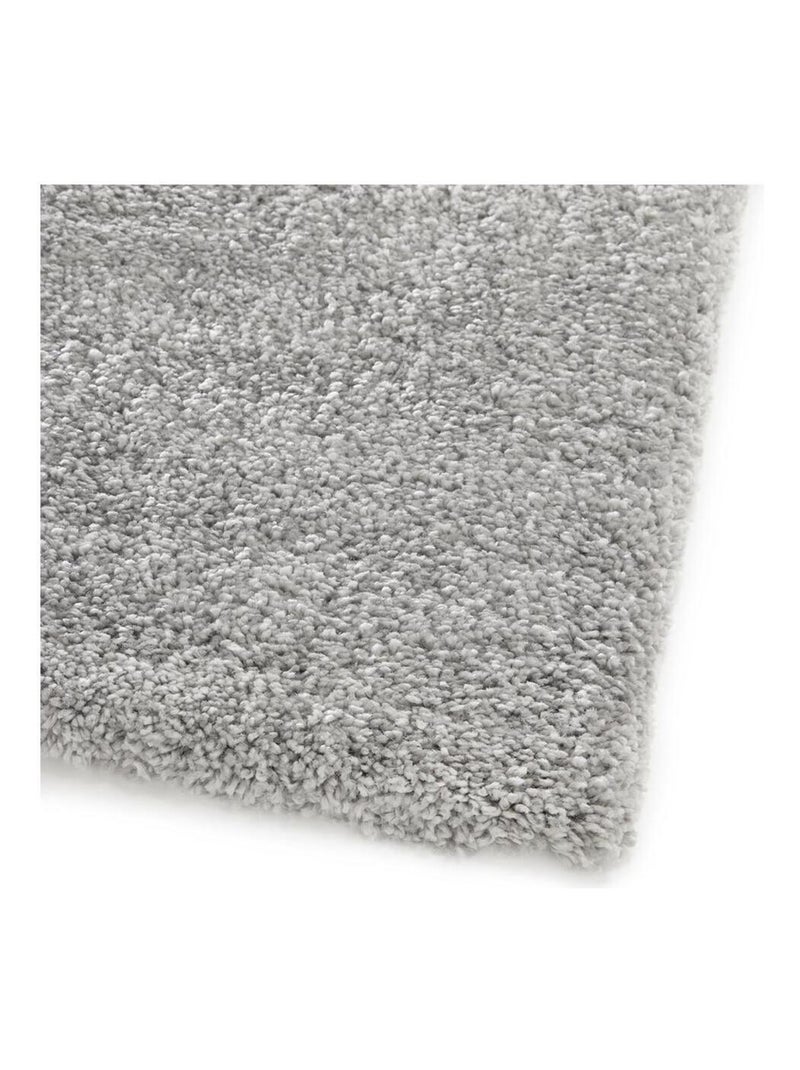 Tapis shaggy uni rectangle Hardin Gris - Kiabi