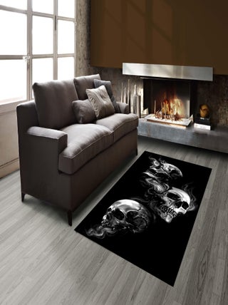 Tapis SKULL Noir