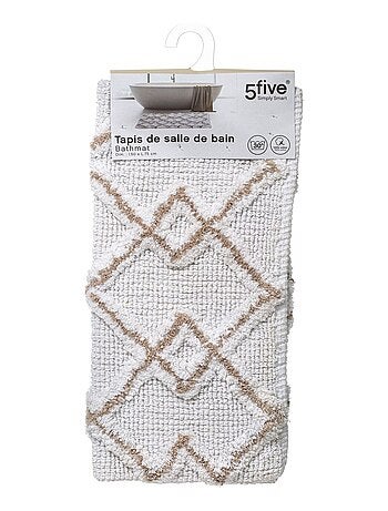 Tapis style ethnique pour salle de bain
